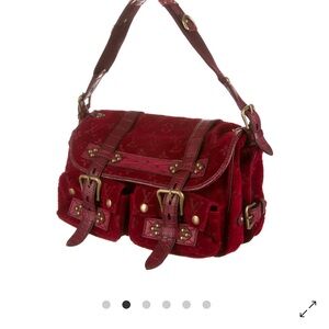 Louis Vuitton Limited Edition  Velours CLYDE Shoulder Bag Great Condition